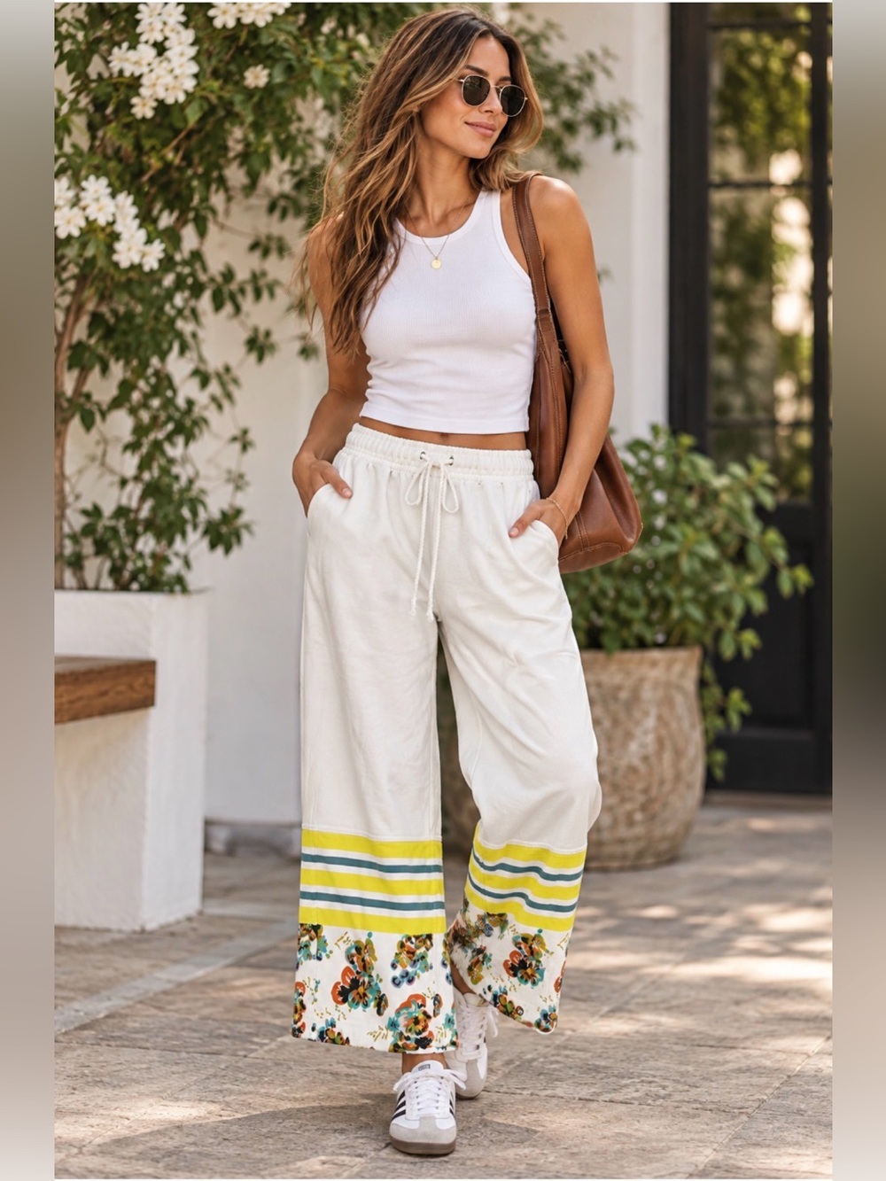 Free People Movement Sway Floral Printed Pants‎ Boho